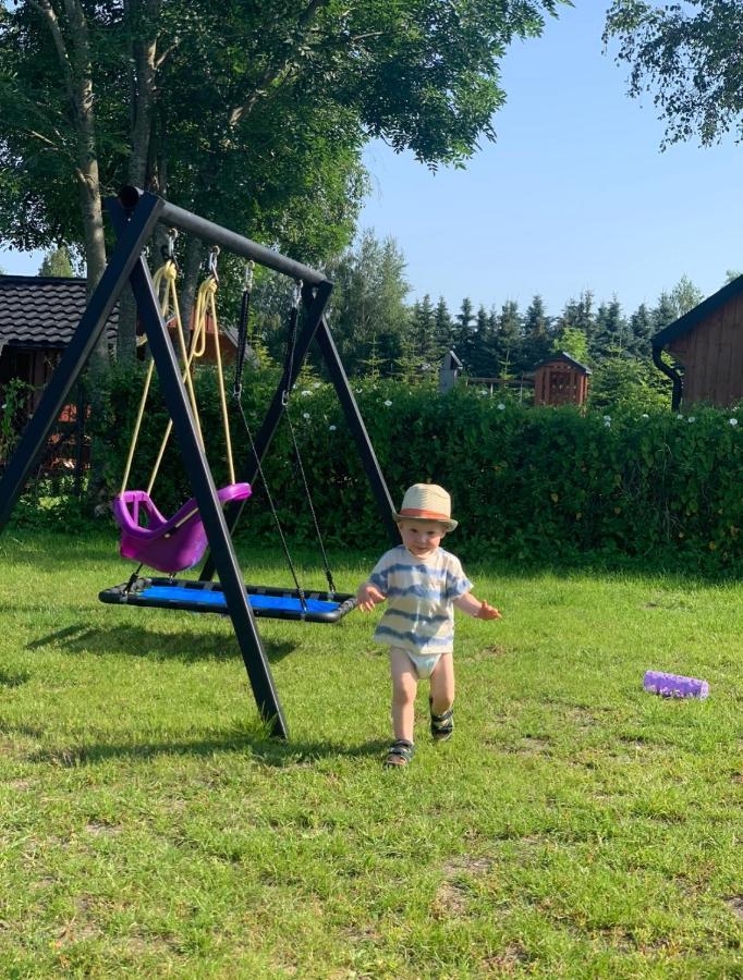 Na Jeziornej Domki Wypoczynkowe Zarnowska Eksteriør billede